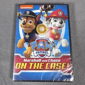 Paw Patrol Marshall and Chase On The Case DVD New Sealed Nickelodeon‎ Kids Show
